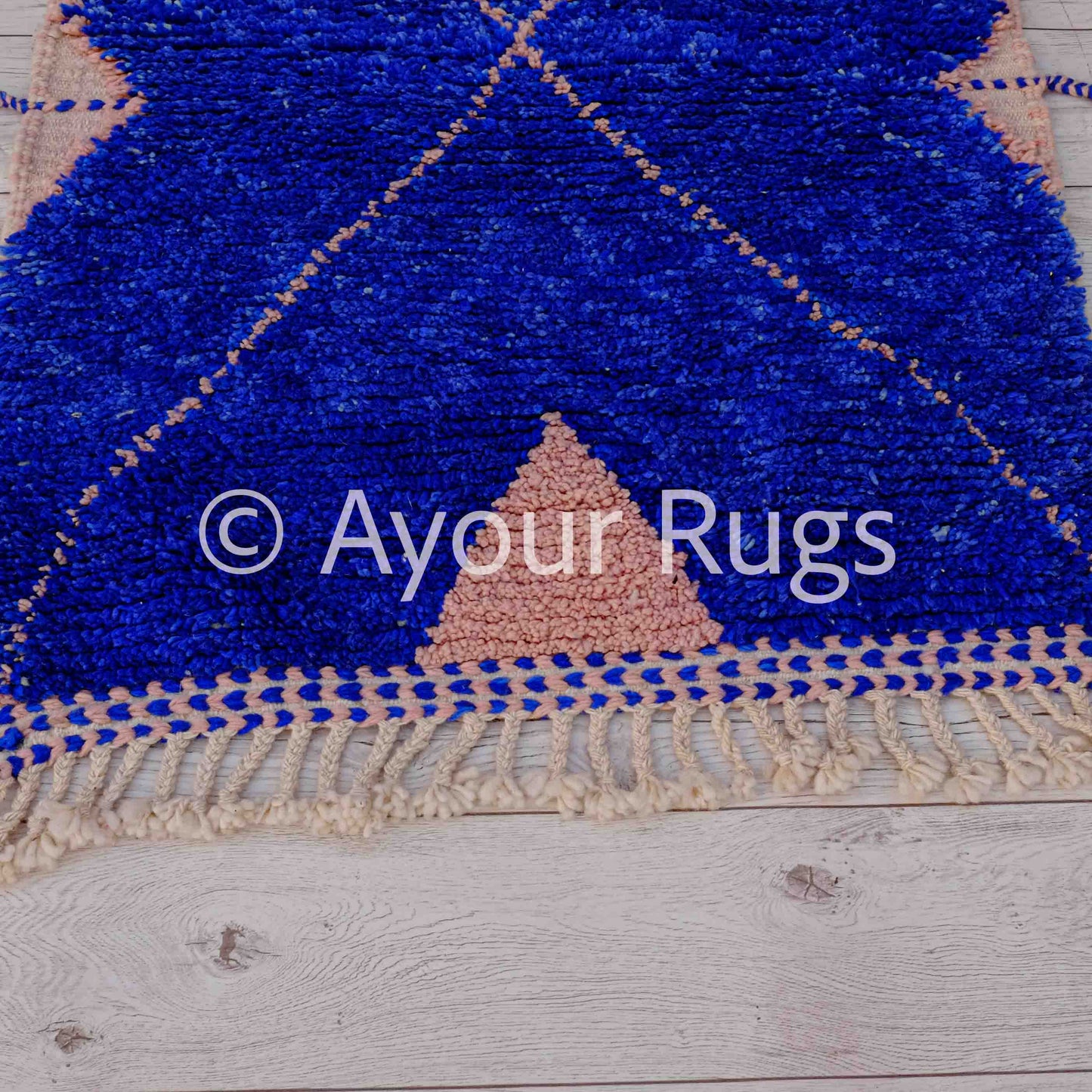 Marwa – Blue Moroccan Rug