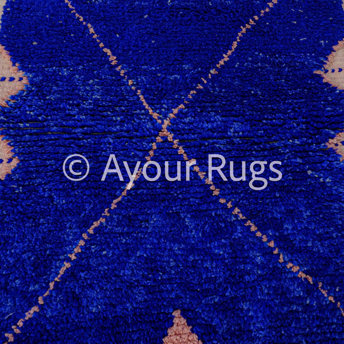 Marwa – Blue Moroccan Rug