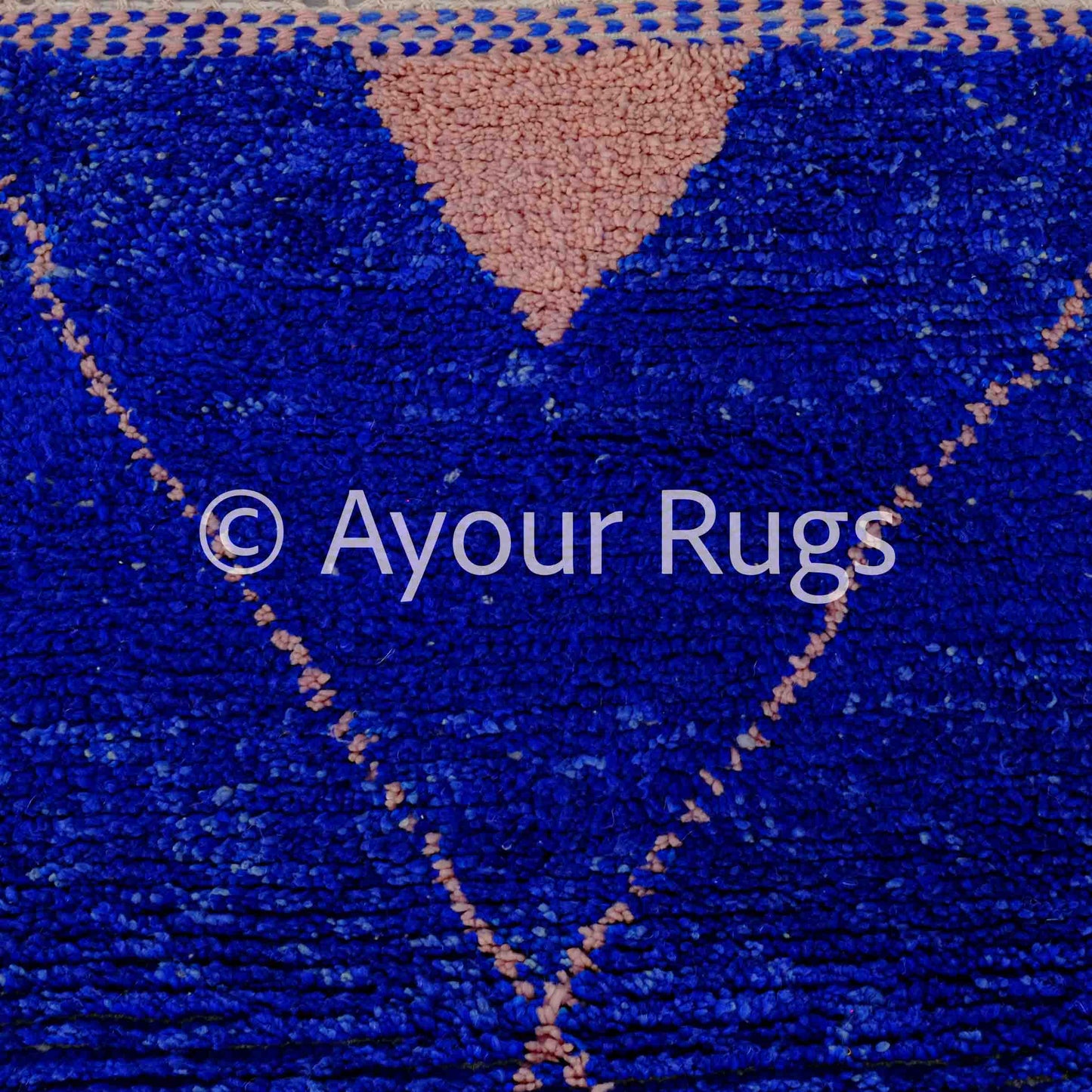 Marwa – Blue Moroccan Rug