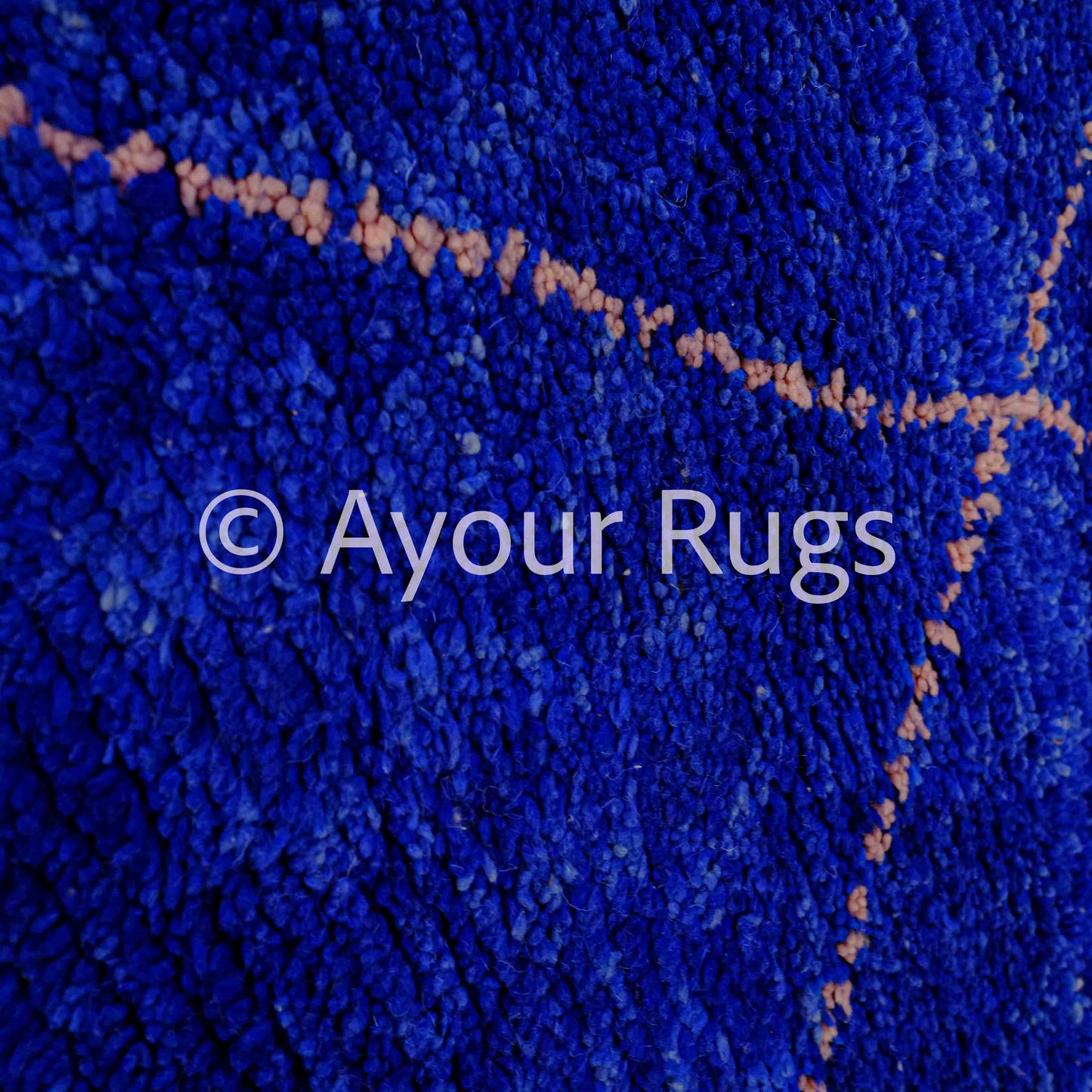 Marwa – Blue Moroccan Rug