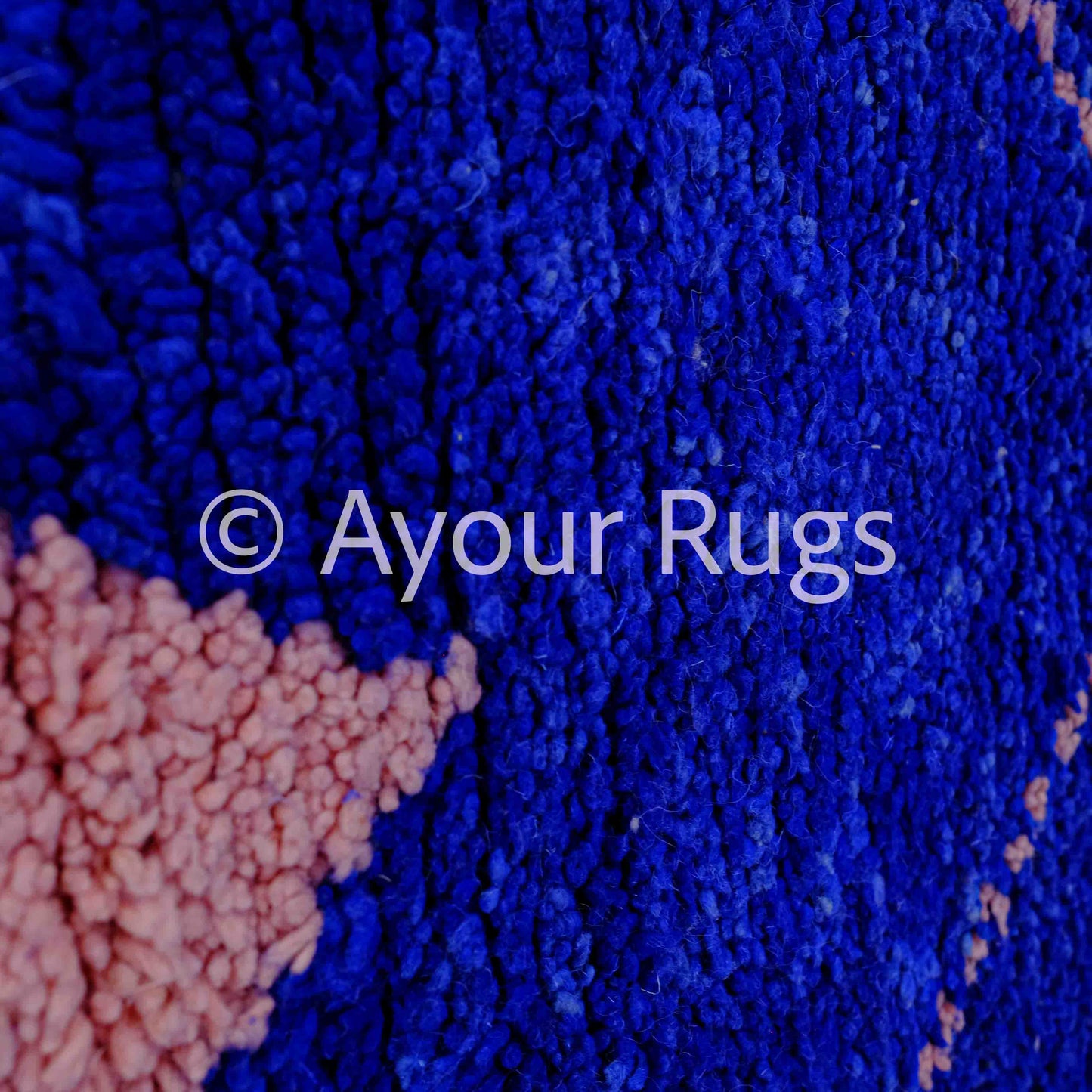Marwa – Blue Moroccan Rug
