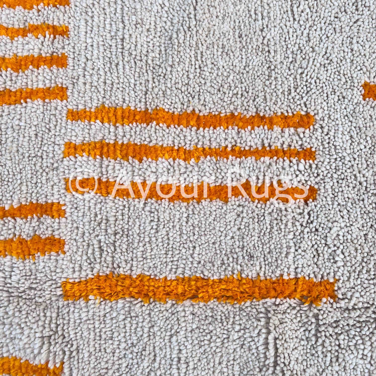 Suhail – Orange Moroccan Rug