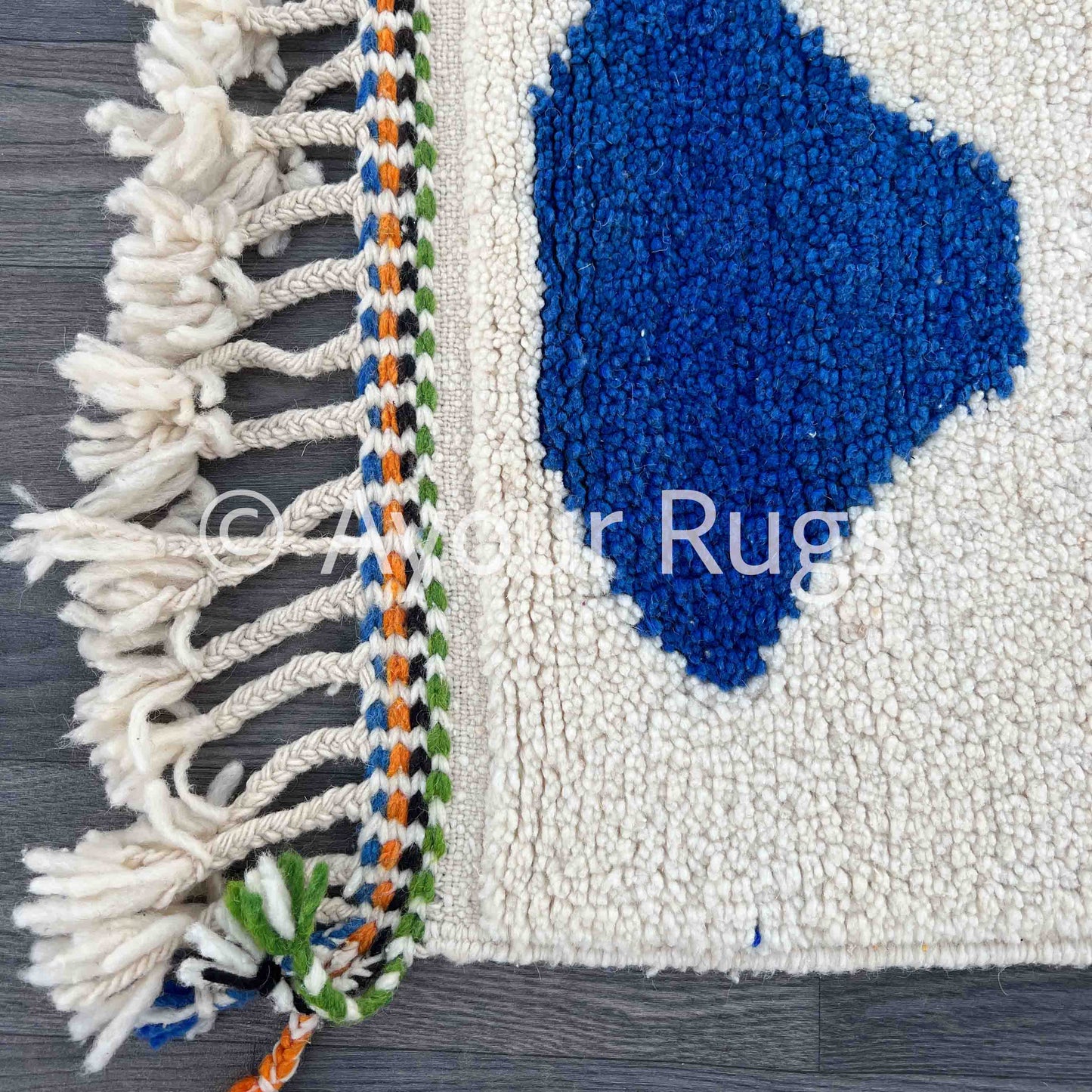Beni Ourain Rug – Handmade Moroccan Wool Rug - Custom High-Pile Berber Carpet