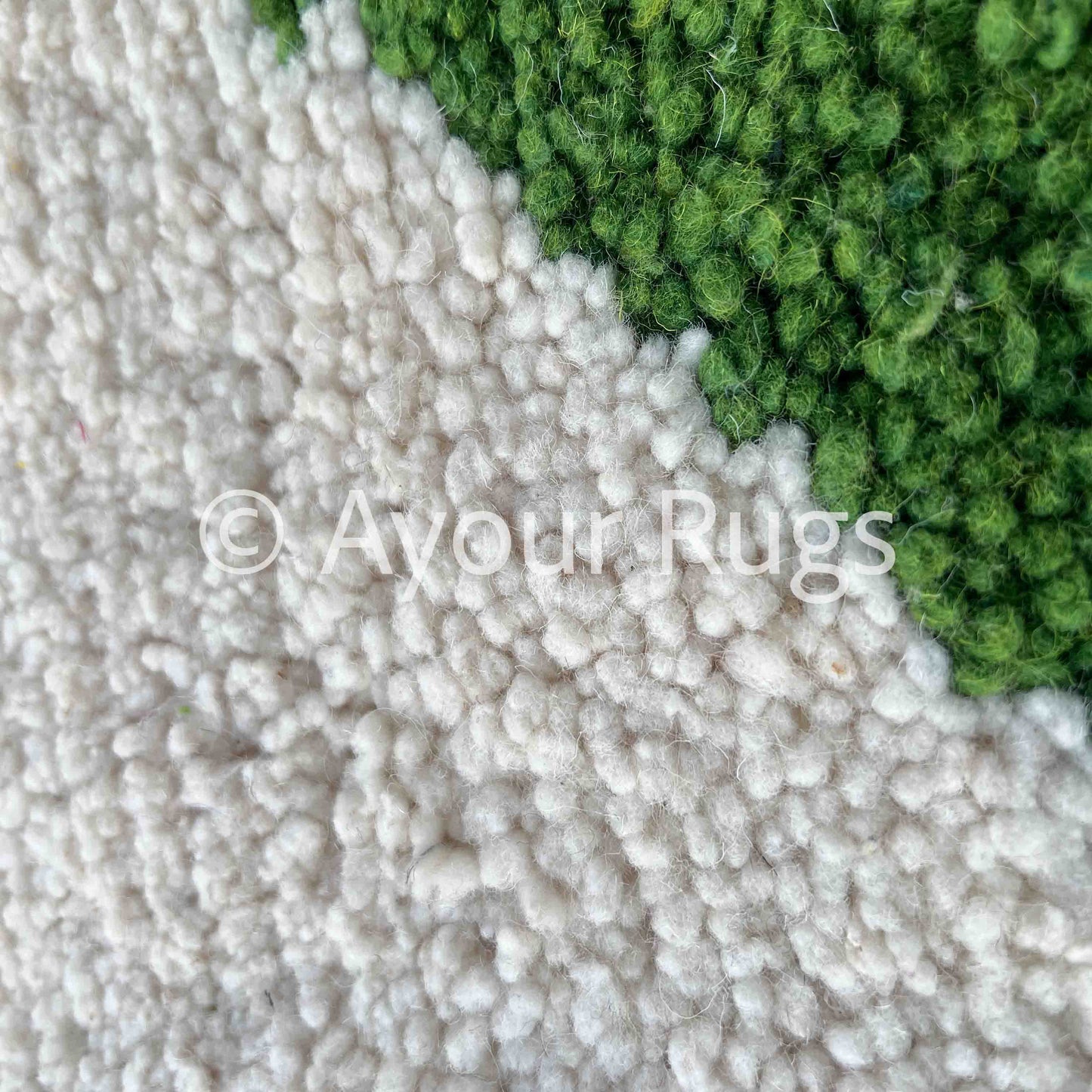 Beni Ourain Rug – Handmade Moroccan Wool Rug - Custom High-Pile Berber Carpet