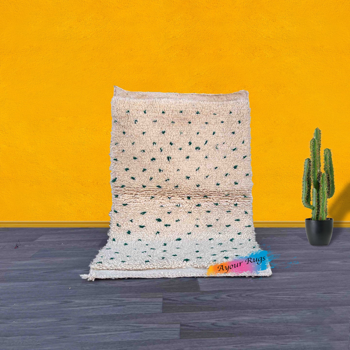 Nour – Dots Moroccan Rug