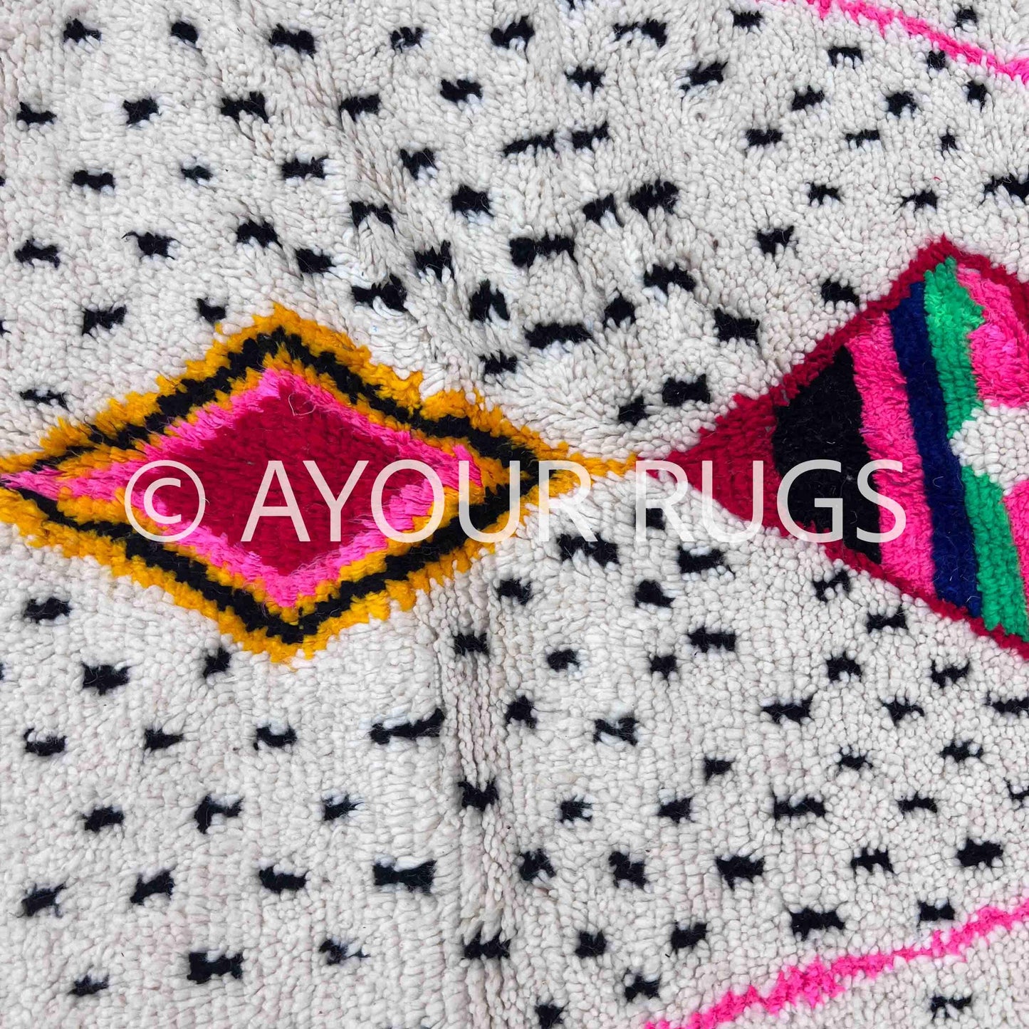 Colorful Moroccan Rug | 5x8.4 ft / 151x256 cm | Berber Rug | Tapis Berbere | Teppich Homes | Area Rug | Wool Rug | Azilal Rug | Beni