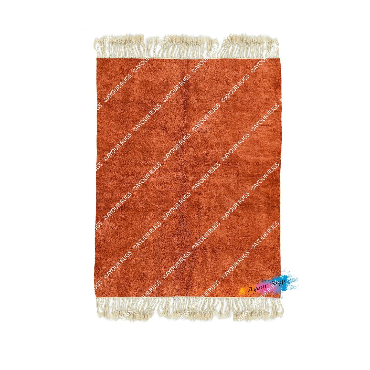 Beni Mrirt Rug - Handwoven Moroccan Wool Carpet - Artisan Crafted Luxury