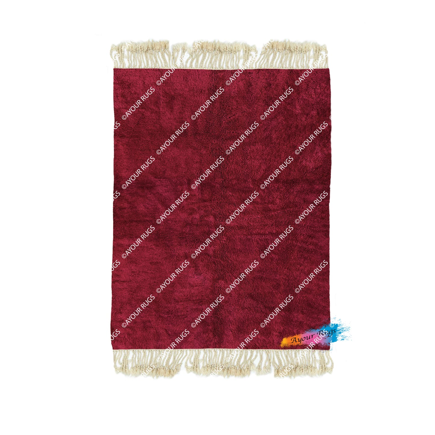 Beni Mrirt Rug - Handwoven Moroccan Wool Carpet - Artisan Crafted Luxury