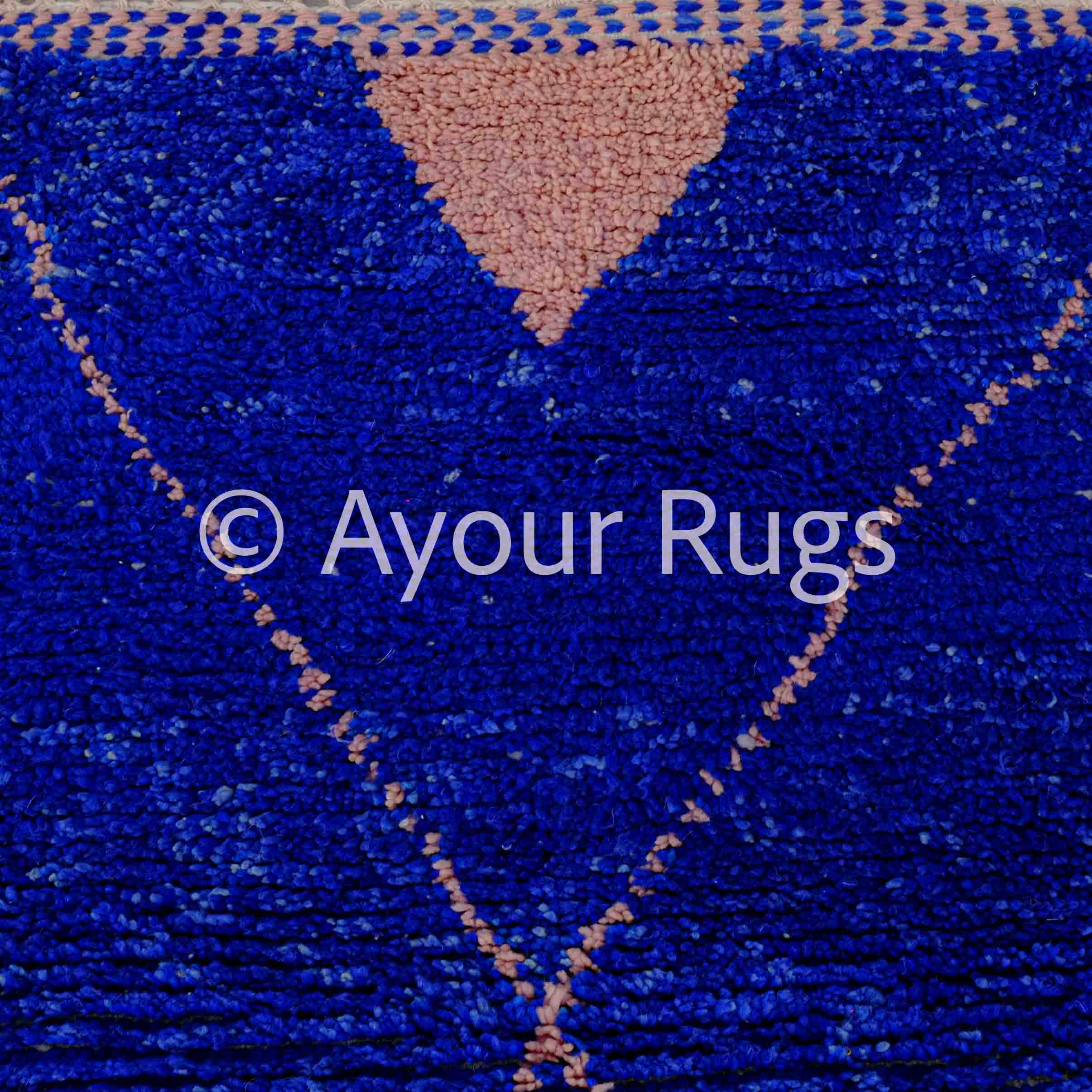 Marwa – Blue Moroccan Rug