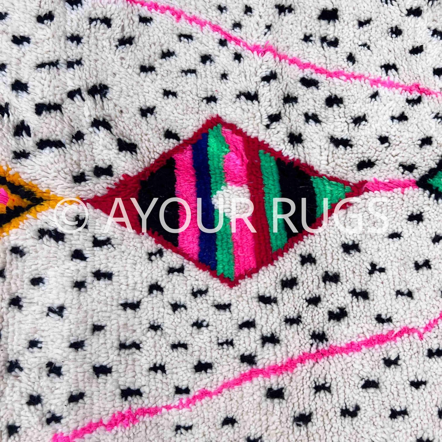 Colorful Moroccan Rug | 5x8.4 ft / 151x256 cm | Berber Rug | Tapis Berbere | Teppich Homes | Area Rug | Wool Rug | Azilal Rug | Beni