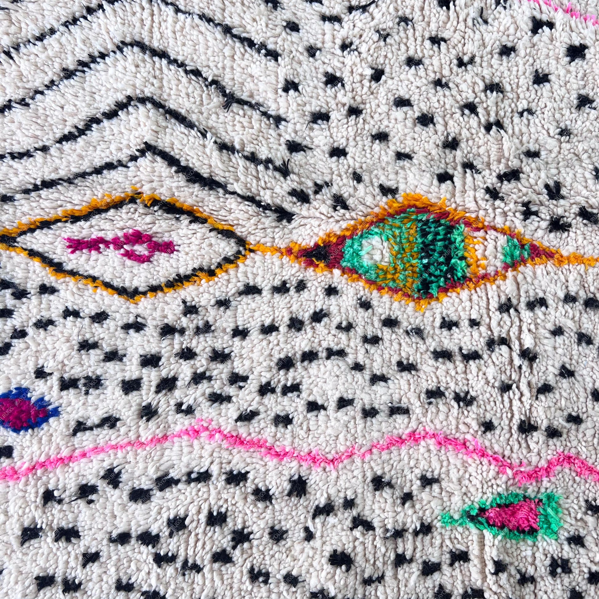 Tapi Marocain | 4.6 X 8.2 Ft / 140 X 250 Cm | Moroccan Rug | Azilal Teppich | Morocco | Beni Ourain Rug | Azilal Rug | Beni Rug